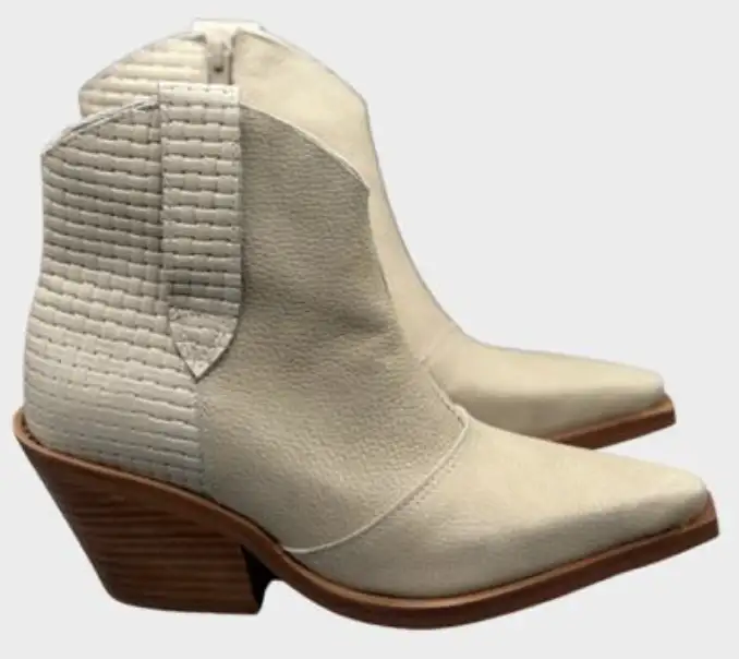 Bota texana Marfil