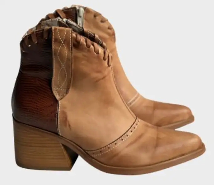Bota texana suela trenzada