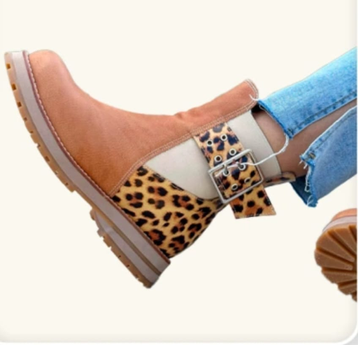 Botas urbana marron combinada
